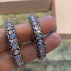 Like new Harajuku Lovers pink rhinestone earrings